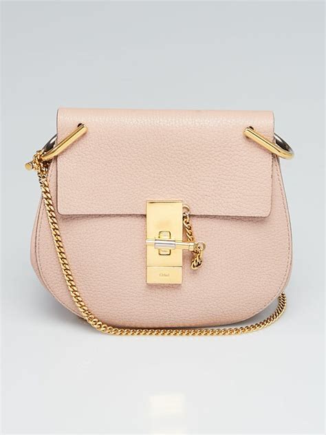 chloe mini drew cement pink